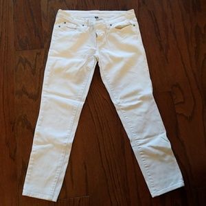 Gap White Skinny Ankle Pants